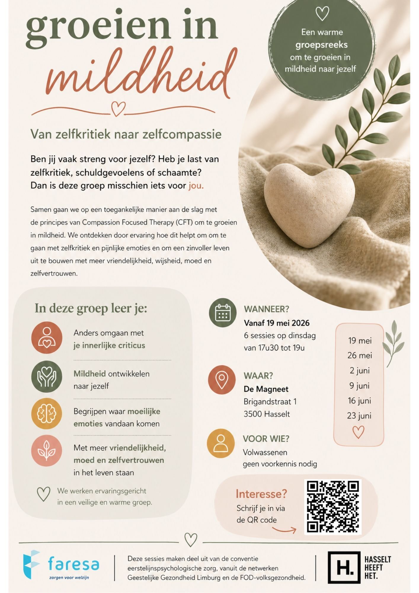 Flyer groeien in Mildheid 